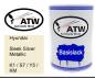 Preview: Hyundai, Sleek Silver Metallic, K1 / S7 / Y5 / KM: 500ml Lackdose, von ATW Autoteile West.